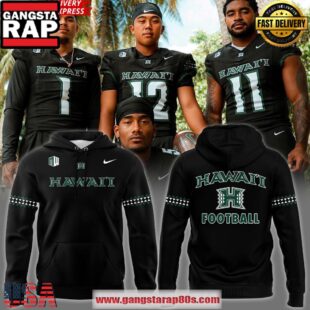 Hawaii Rainbow Warriors football New Uniforms All Over Print Hoodie