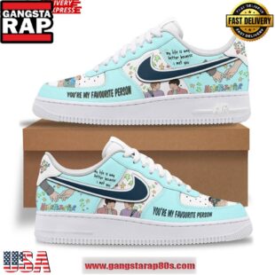 Heartstopper You’re My Favourite Person Air Force 1 Sneakers Shoes