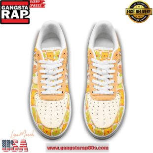 Hippie Love Peace Joy Limited Edition Air Force 1 Running Sneakers Shoes