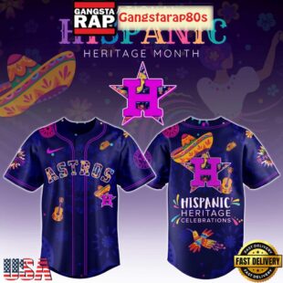 Houston Astros Hispanic Heritage Celebrations 2025 Unique Design Baseball Jersey