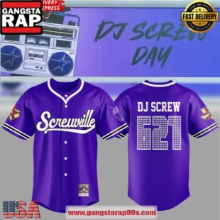 Houston Astros x DJ Screw x 621 Special Baseball Jersey Shirt