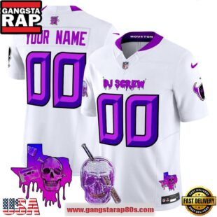 Houston Texans x DJ Screw Vapor Limited Edition Custom Football Jersey