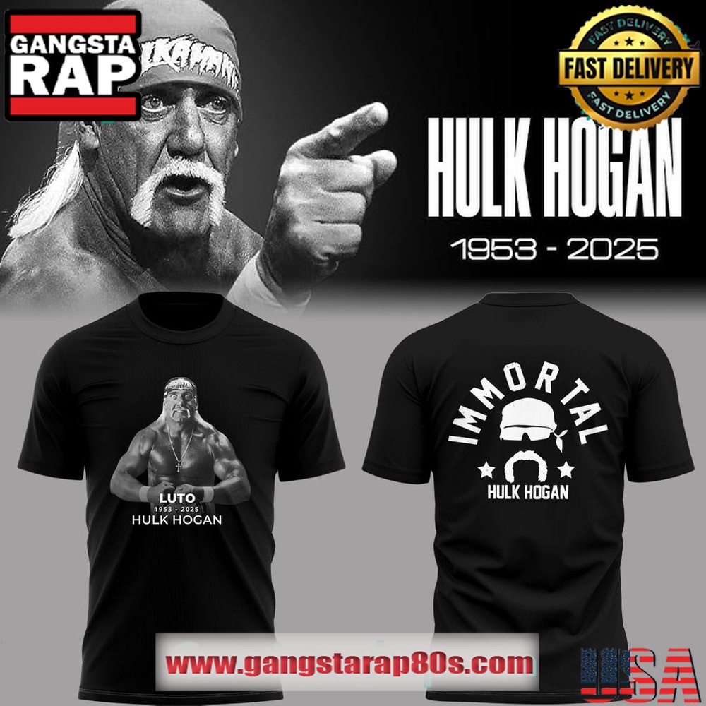 Hulk Hogan Mortal Black Shirt Hulk Hogan Mortal Black Shirt