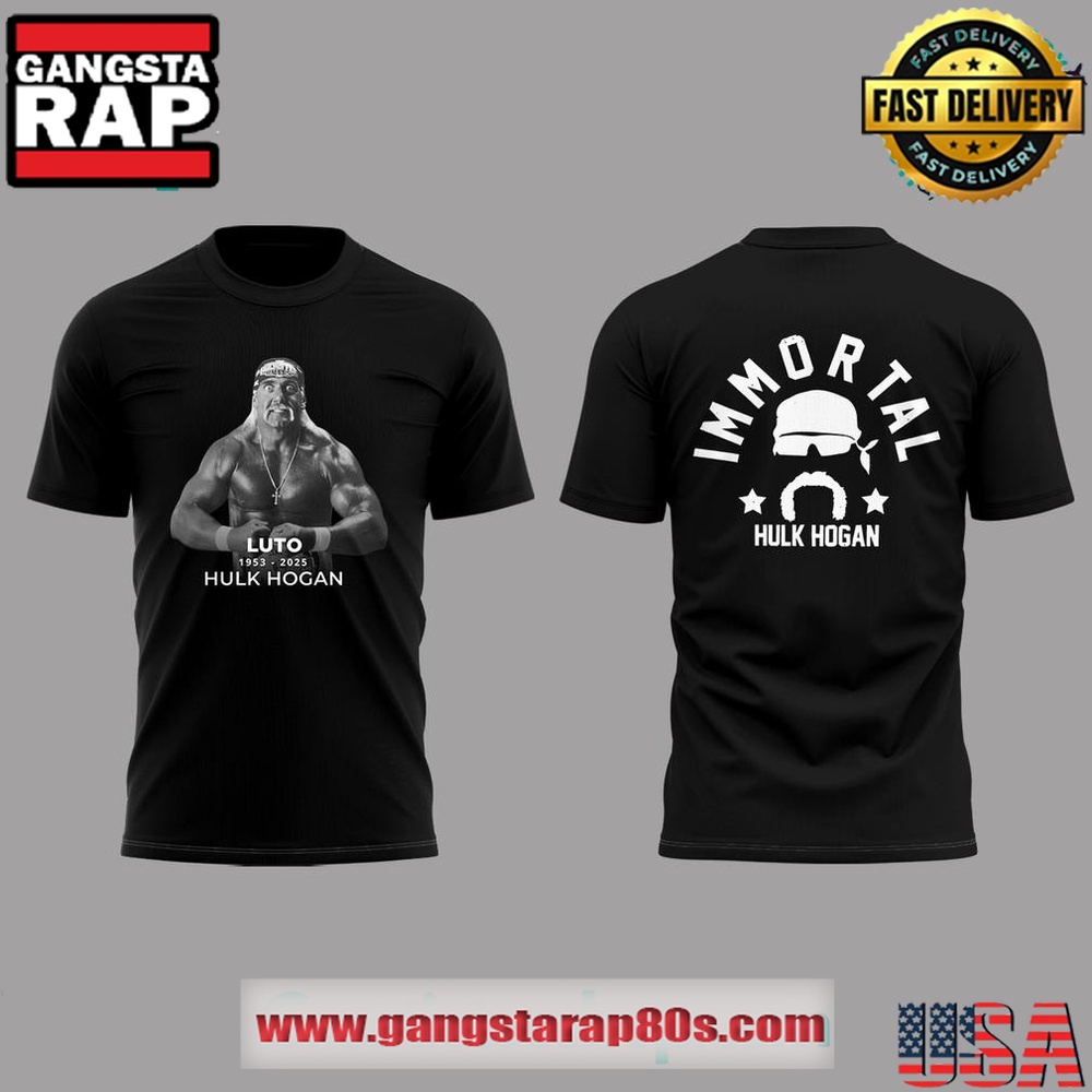 Hulk Hogan Mortal Black Shirt Hulk Hogan Mortal Black Shirt