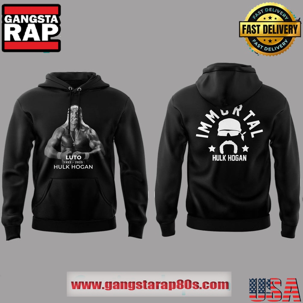 Hulk Hogan Mortal Black Unisex Hoodie Hulk Hogan Mortal Black Unisex Hoodie