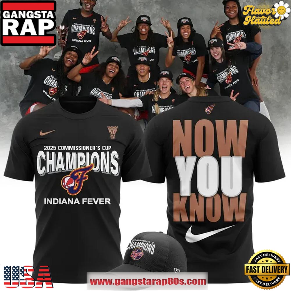 Indiana Fever 2025 Commissioner’s Cup Champions Special 3D T Shirt Indiana Fever 2025 Commissioner’s Cup Champions Special 3D T Shirt