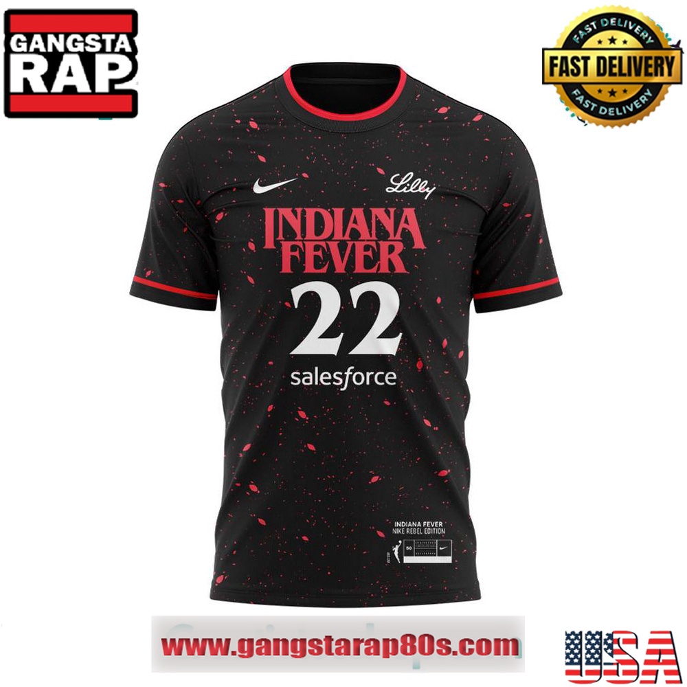 Indiana Fever 22 Caitlin Clark x Stranger Things Special T Shirt Indiana Fever 22 Caitlin Clark x Stranger Things Special T Shirt