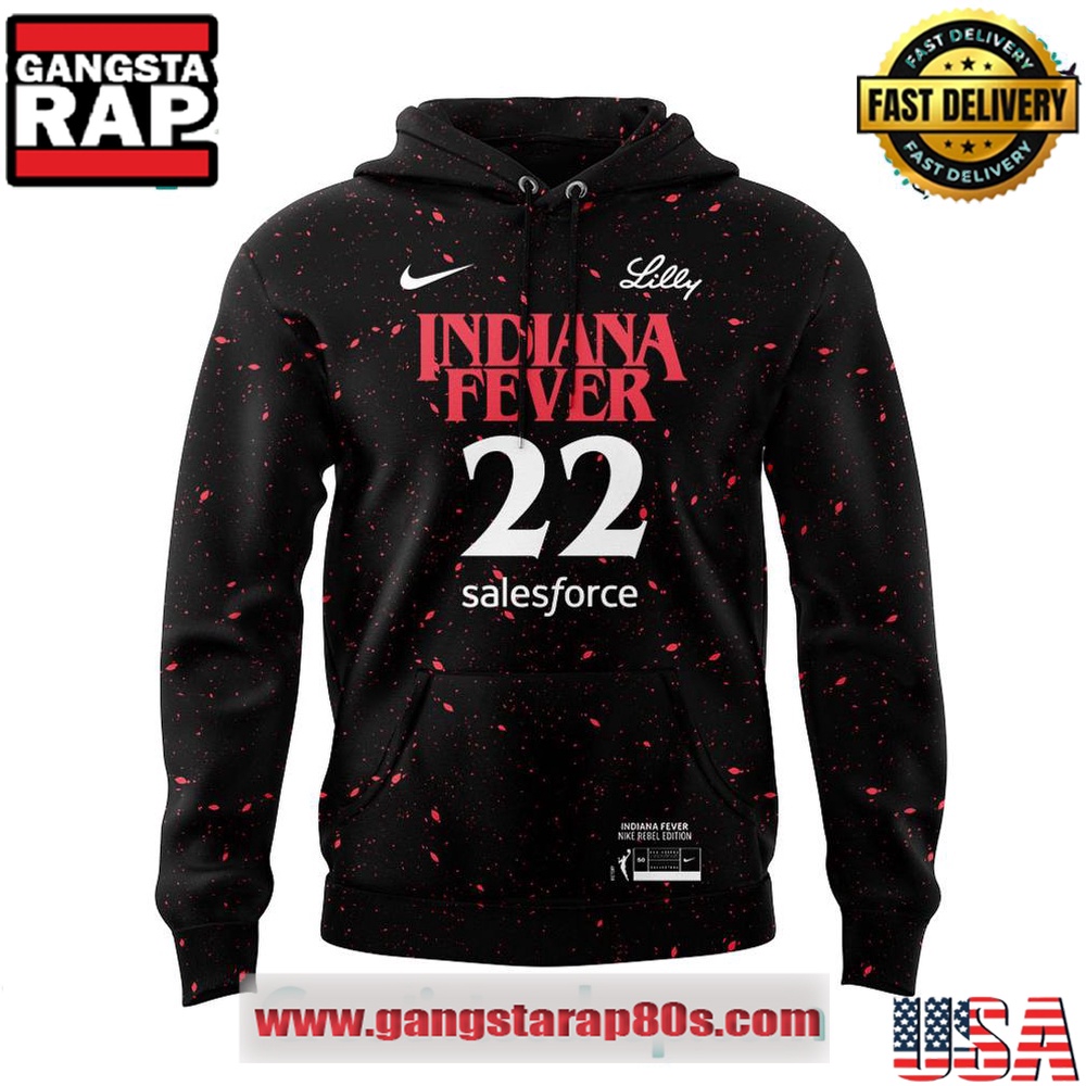 Indiana Fever 22 Caitlin Clark x Stranger Things Unisex Hoodie Indiana Fever 22 Caitlin Clark x Stranger Things Unisex Hoodie