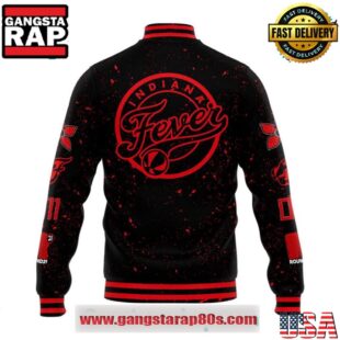 Indiana Fever x Stranger Things Rebel Swingman Limited Edition Baseball Jacket
