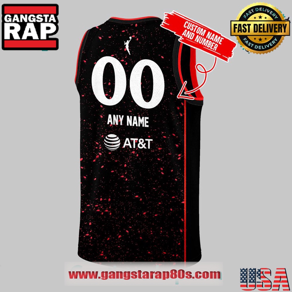 Indiana Fever x Stranger Things Rebel Swingman Limited Edition Black Basketball Jersey Indiana Fever x Stranger Things Rebel Swingman Limited Edition Black Basketball Jersey