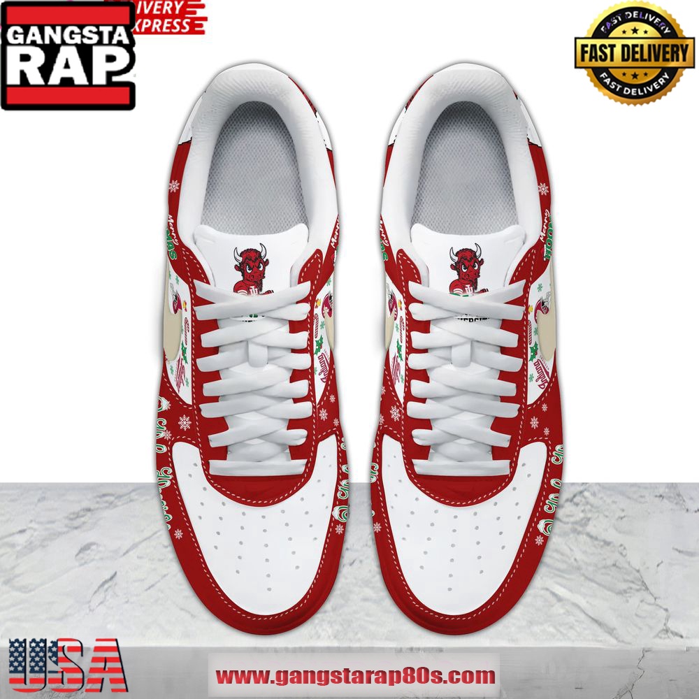 Indiana Hoosiers O Holy Hoosiers Christmas Edition Air Force 1 Running Sneakers Shoes Indiana Hoosiers O Holy Hoosiers Christmas Edition Air Force 1 Running Sneakers Shoes