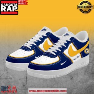 Indiana Pacers Custom Air Force 1 - Blue Running Sneakers Shoes