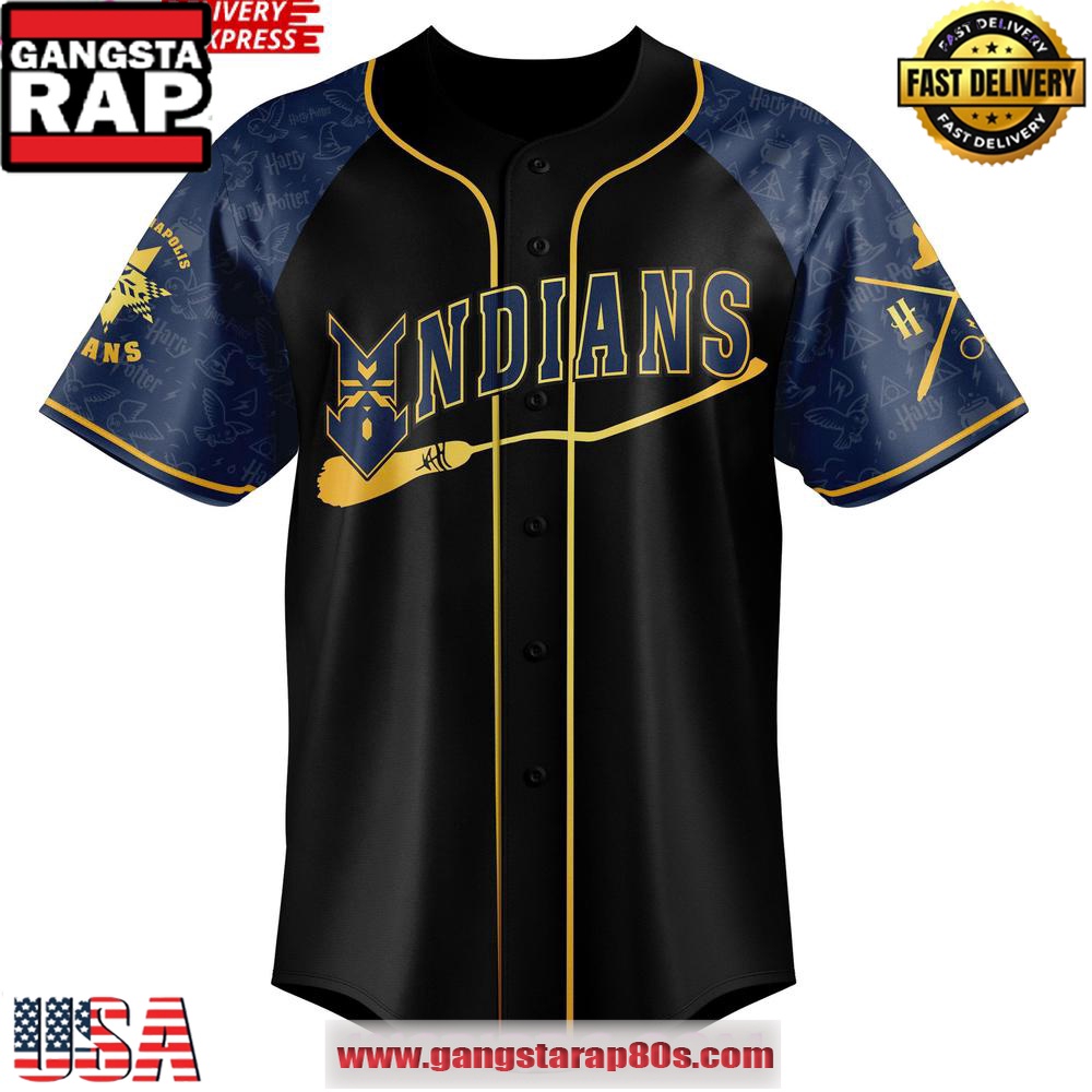 Indianapolis Indians x Harry Potter Night Baseball Jersey Shirt Indianapolis Indians x Harry Potter Night Baseball Jersey Shirt