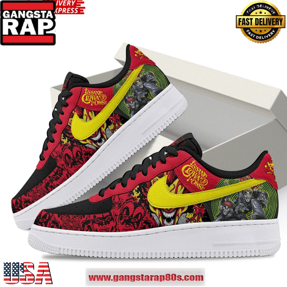 Insane Clown Posse Hip Hop Special Air Force 1 Running Sneakers Shoes Insane Clown Posse Hip Hop Special Air Force 1 Running Sneakers Shoes