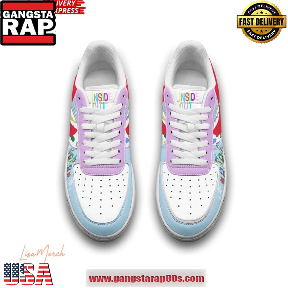 Inside Out Christmas Limited Edition Air Force 1 Running Sneakers Shoes Inside Out Christmas Limited Edition Air Force 1 Running Sneakers Shoes