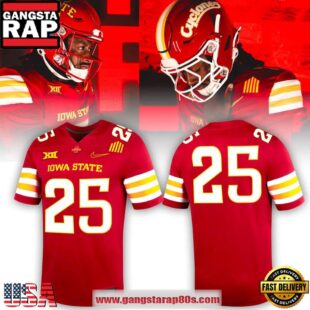 Iowa State 2025 New Home Uniform Custom Football Jersey