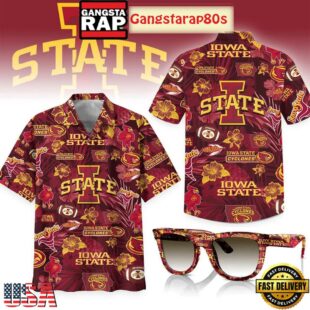 Iowa State Cyclones Flower 2025 Aloha Hawaiian Shirt