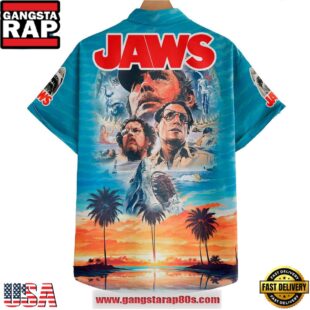 Jaws 50th Anniversary Hot Summer Hawaiian Shirt