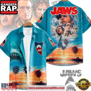 Jaws 50th Anniversary Hot Summer Hawaiian Shirt