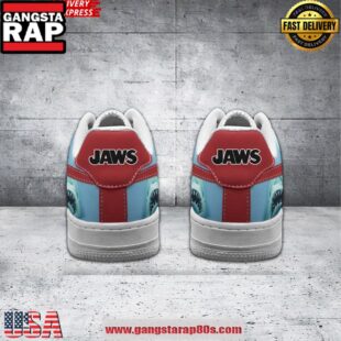 Jaws Shark Limited Edition Nike Air Force 1 Running Sneakers Shoes