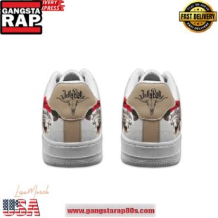 Jelly Roll Merry Christmas Limited Edition Air Force 1 Running Sneakers Shoes