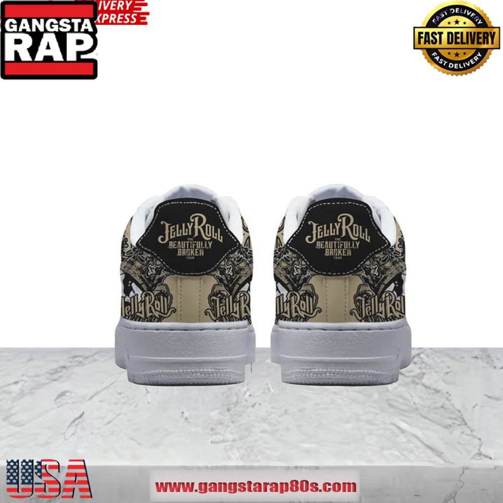 Jelly Roll Somebody Save Me Limited Edition Air Force 1 Running Sneakers Shoes Jelly Roll Somebody Save Me Limited Edition Air Force 1 Running Sneakers Shoes