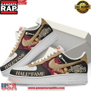 Jimmy Buffett Hall Of Fame Limited Edition Air Force 1 Running Sneakers