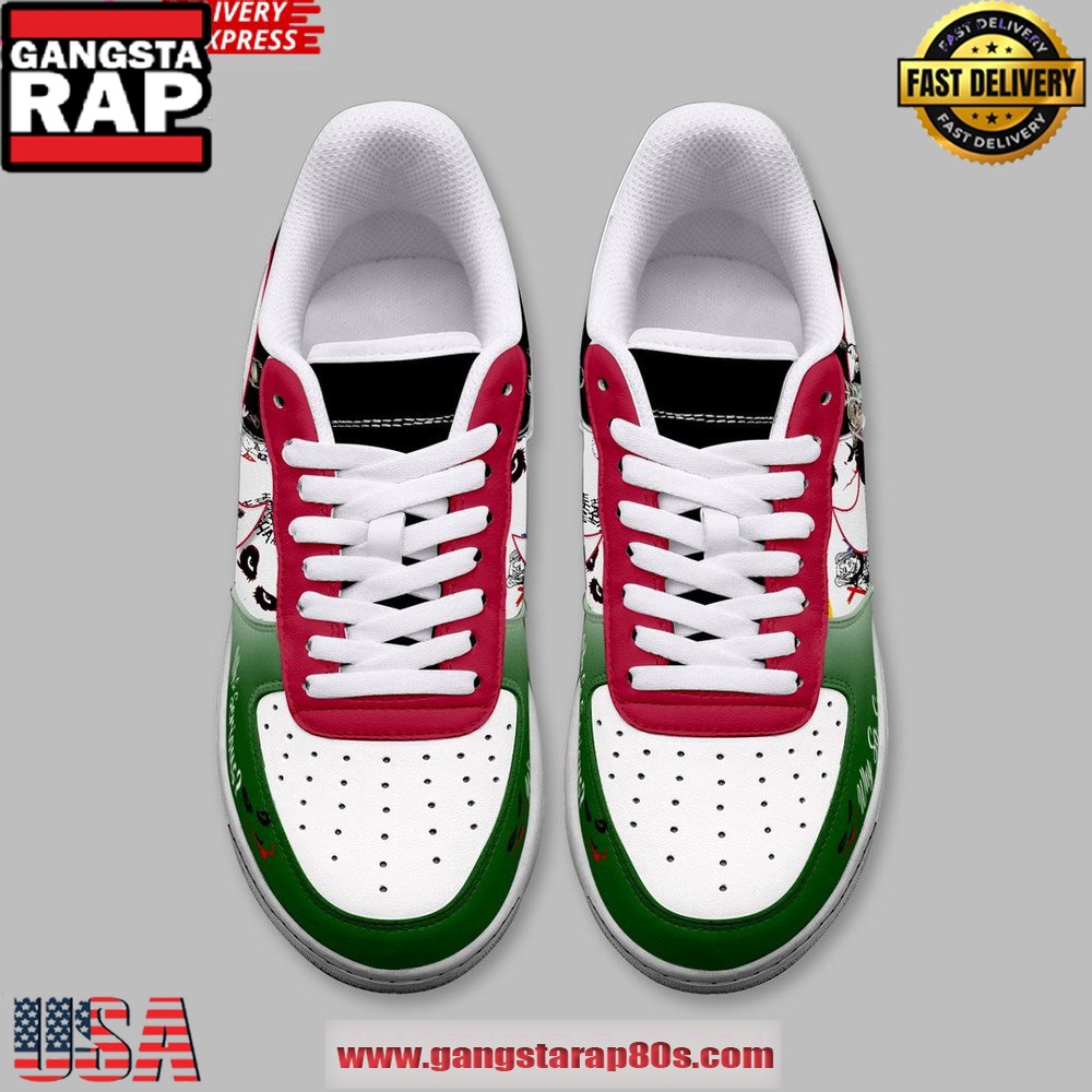 Joker and Harley Quinn Special Edition Air Force 1 Running Sneakers Shoes Joker and Harley Quinn Special Edition Air Force 1 Running Sneakers Shoes