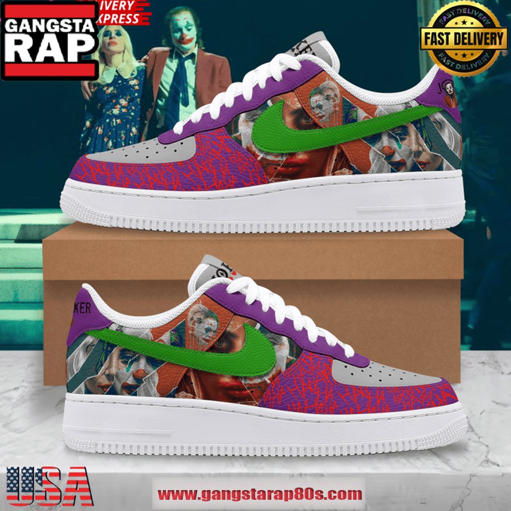 Joker Folie ? Deux DC Studio Air Force 1 Running Sneakers Shoes Joker Folie ? Deux DC Studio Air Force 1 Running Sneakers Shoes