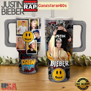 Justin Bieber Drew Tumbler Cup 40oz