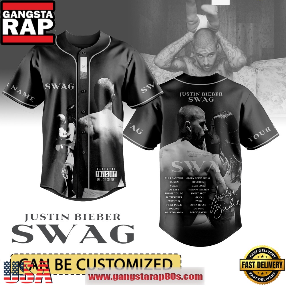 Justin Bieber Unique Design Baseball Jersey Justin Bieber Unique Design Baseball Jersey