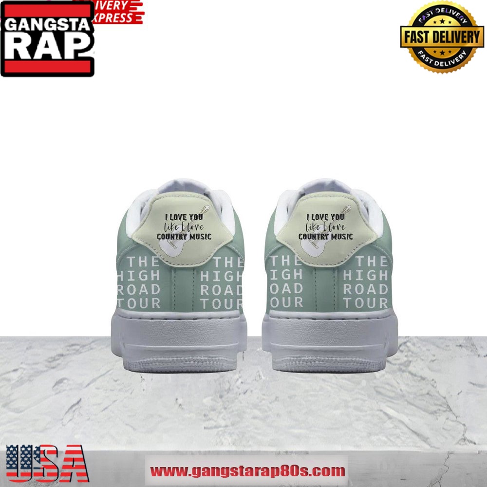 Kane Brown The High Road Tour Limited Edition Air Force 1 Running Sneakers Shoes Kane Brown The High Road Tour Limited Edition Air Force 1 Running Sneakers Shoes