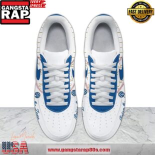 Kansas City Royals Reign The Zone Limited Edition Air Force 1 Running Sneakers Shoes