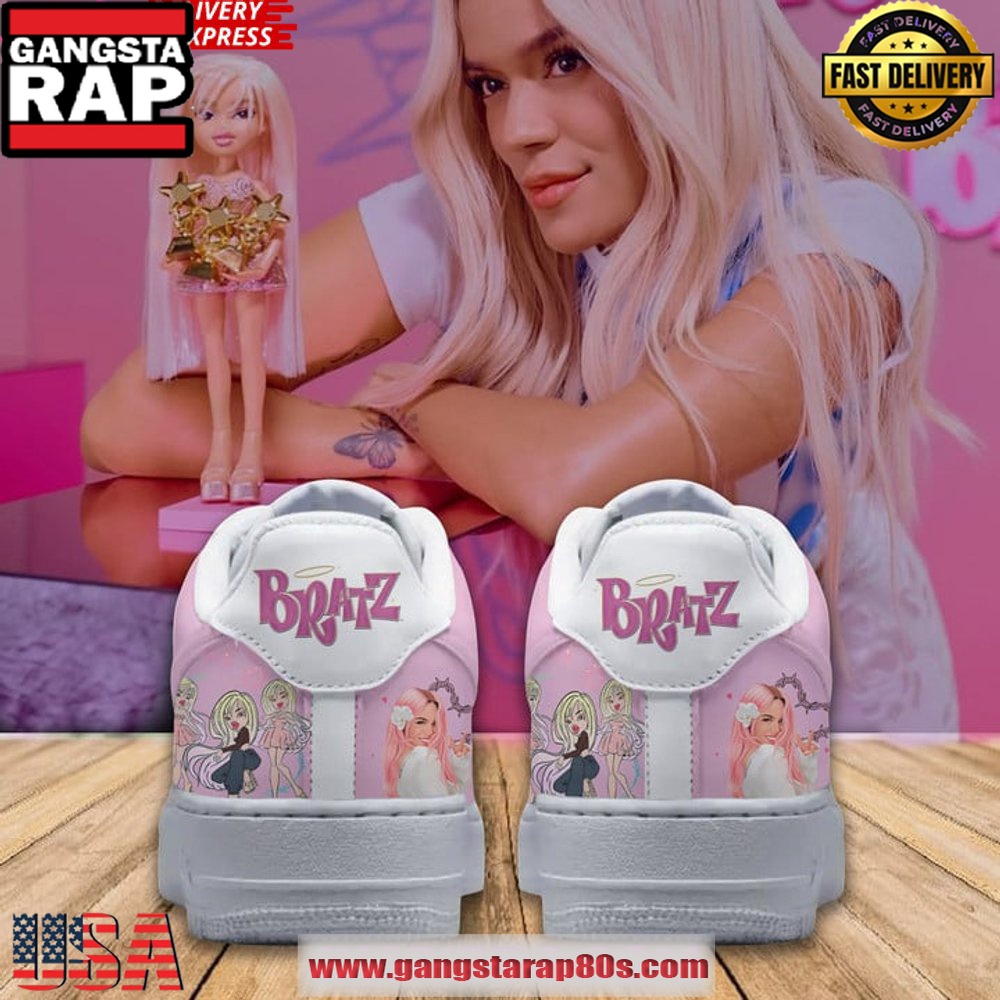 Karol G Bratz Limited Edition Air Force 1 Shoes Running Sneakers Karol G Bratz Limited Edition Air Force 1 Shoes Running Sneakers