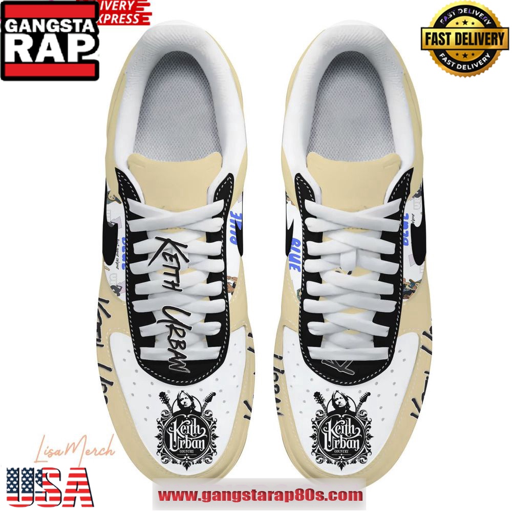 Keith Urban Limited Edition Air Force 1 Sneakers Shoes Keith Urban Limited Edition Air Force 1 Sneakers Shoes