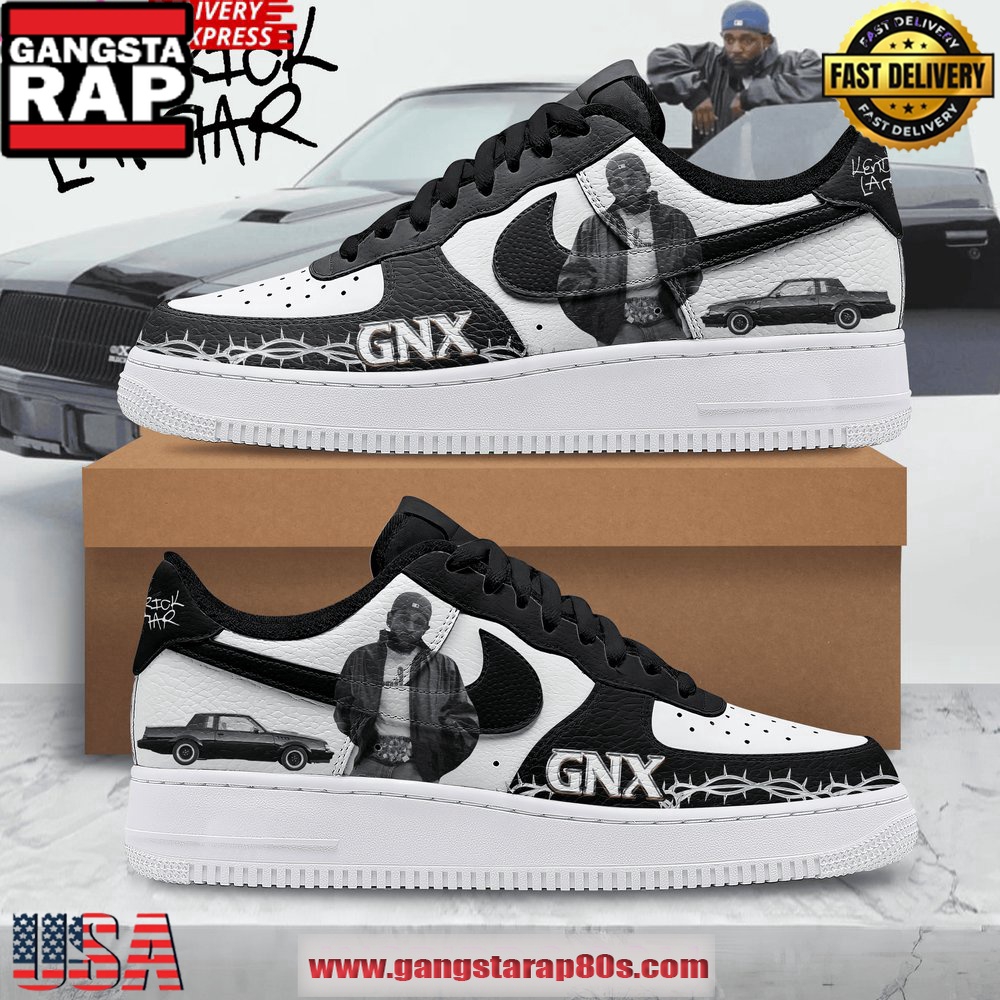 Kendrick Lamar GNX Limited Edition Air Force 1 Running Sneakers Shoes Kendrick Lamar GNX Limited Edition Air Force 1 Running Sneakers Shoes