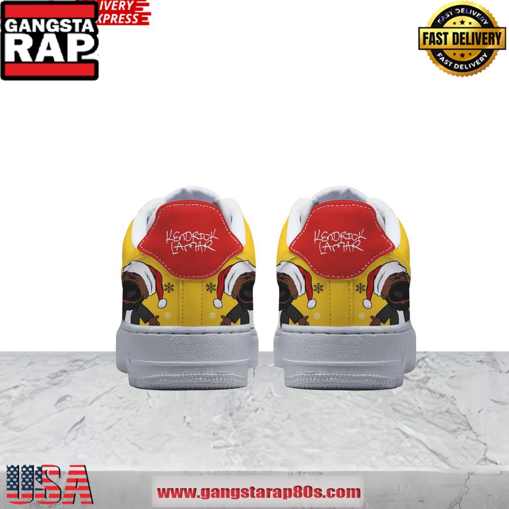 Kendrick Lamar Merry Christmas Special Edition Air Force 1 Shoes Running Sneakers Kendrick Lamar Merry Christmas Special Edition Air Force 1 Shoes Running Sneakers