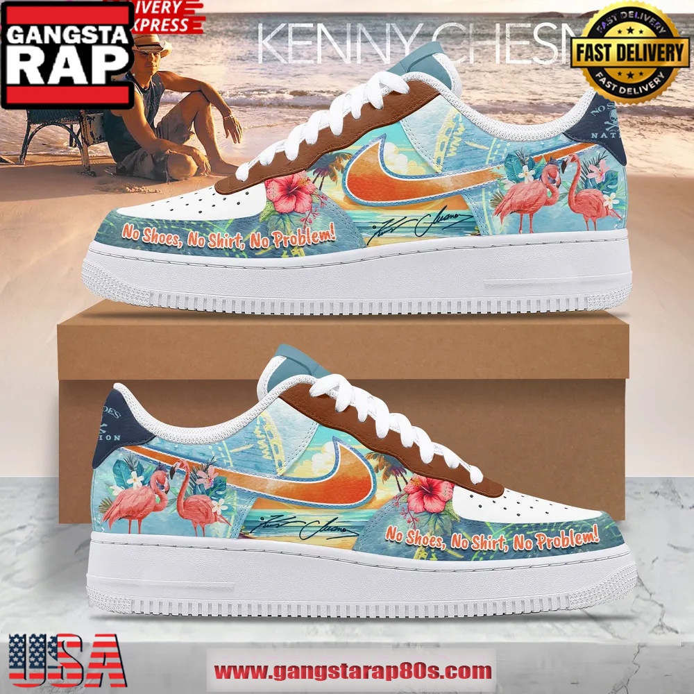 Kenny Chesney Island Vibes Limited Air Force 1 Sneakers Shoes Kenny Chesney Island Vibes Limited Air Force 1 Sneakers Shoes