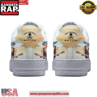 Kenny Chesney Island Vibes Limited Edition Air Force 1 Running Sneakers Shoes