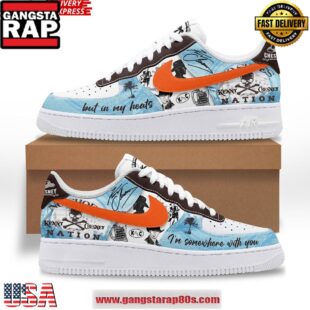 Kenny Chesney Special Edition Air Force 1 Sneakers Shoes