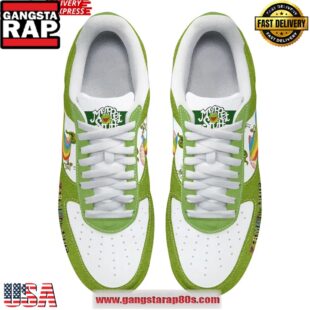 Kermit the Frog Limited Edition Air Force 1 Running Sneakers Shoes