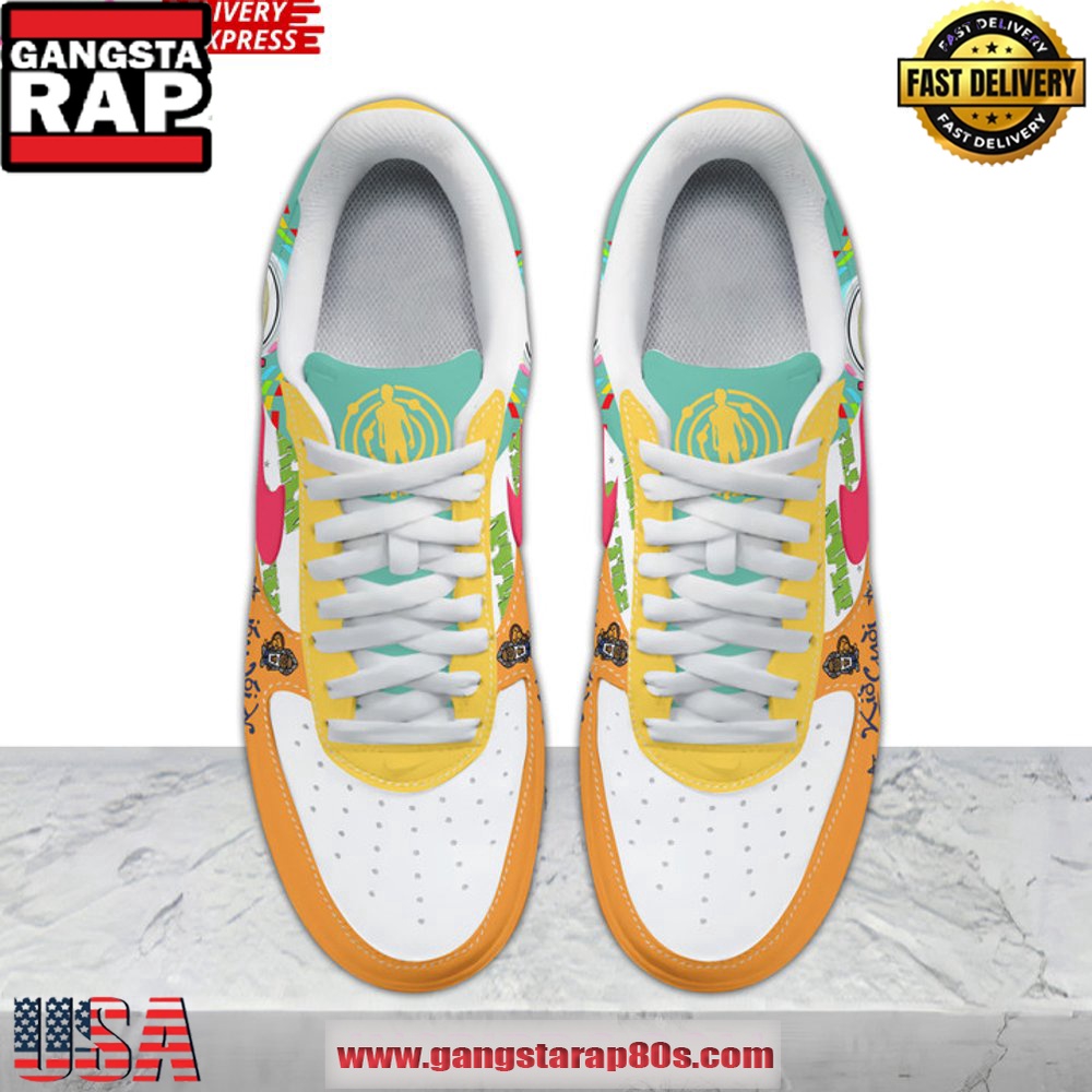 Kid Cudi Insano World Tour Nike Air Force 1 Sneakers Shoes Kid Cudi Insano World Tour Nike Air Force 1 Sneakers Shoes