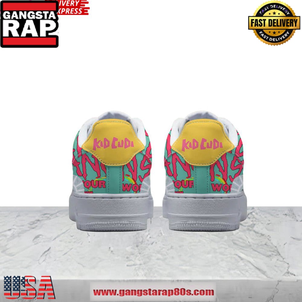 Kid Cudi Insano World Tour Nike Air Force 1 Sneakers Shoes Kid Cudi Insano World Tour Nike Air Force 1 Sneakers Shoes