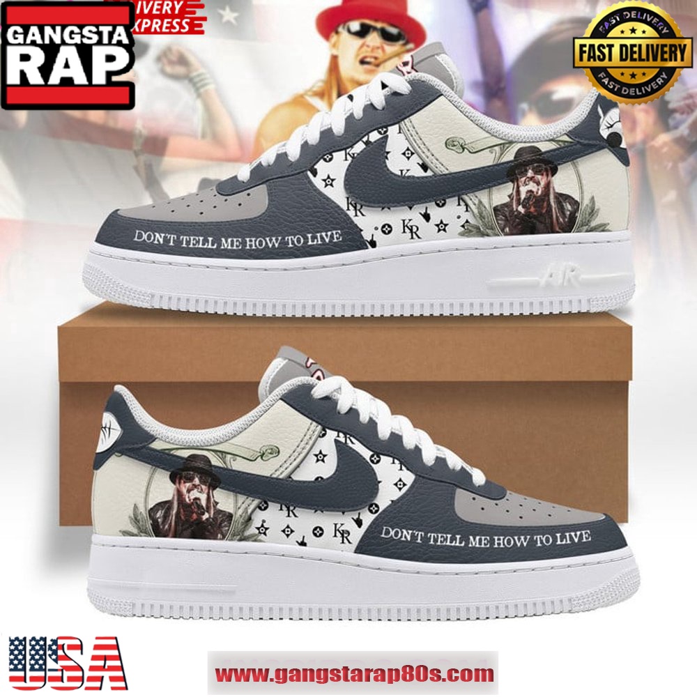 Kid Rock Special Edition Air Force 1 Running Sneakers Shoes Kid Rock Special Edition Air Force 1 Running Sneakers Shoes