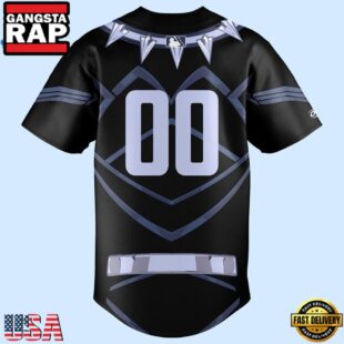 Knoxville Smokies x Marvel Black Panther Limited Premium Edition Custom Baseball Jersey