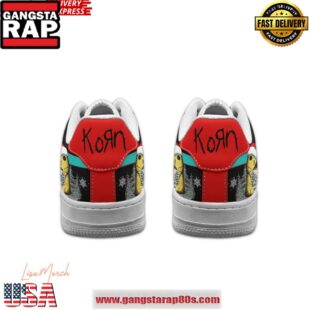 Korn Band Merry Christmas Limited Edition Air Force 1 Running Sneakers Shoes