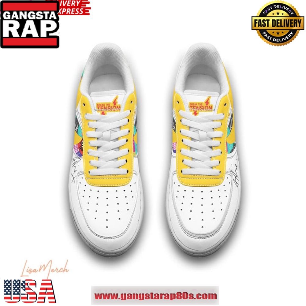Kylie Minogue Break The Tension Limited Edition Air Force 1 Sneakers Shoes Kylie Minogue Break The Tension Limited Edition Air Force 1 Sneakers Shoes