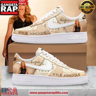 Kylie Minogue Tension Tour 2025 Limited Edition Air Force 1 Sneakers Shoes