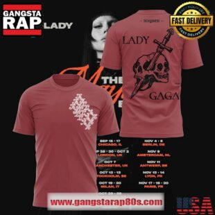 Lady Gaga TheMayhemBall Tour 2025 Special T Shirt