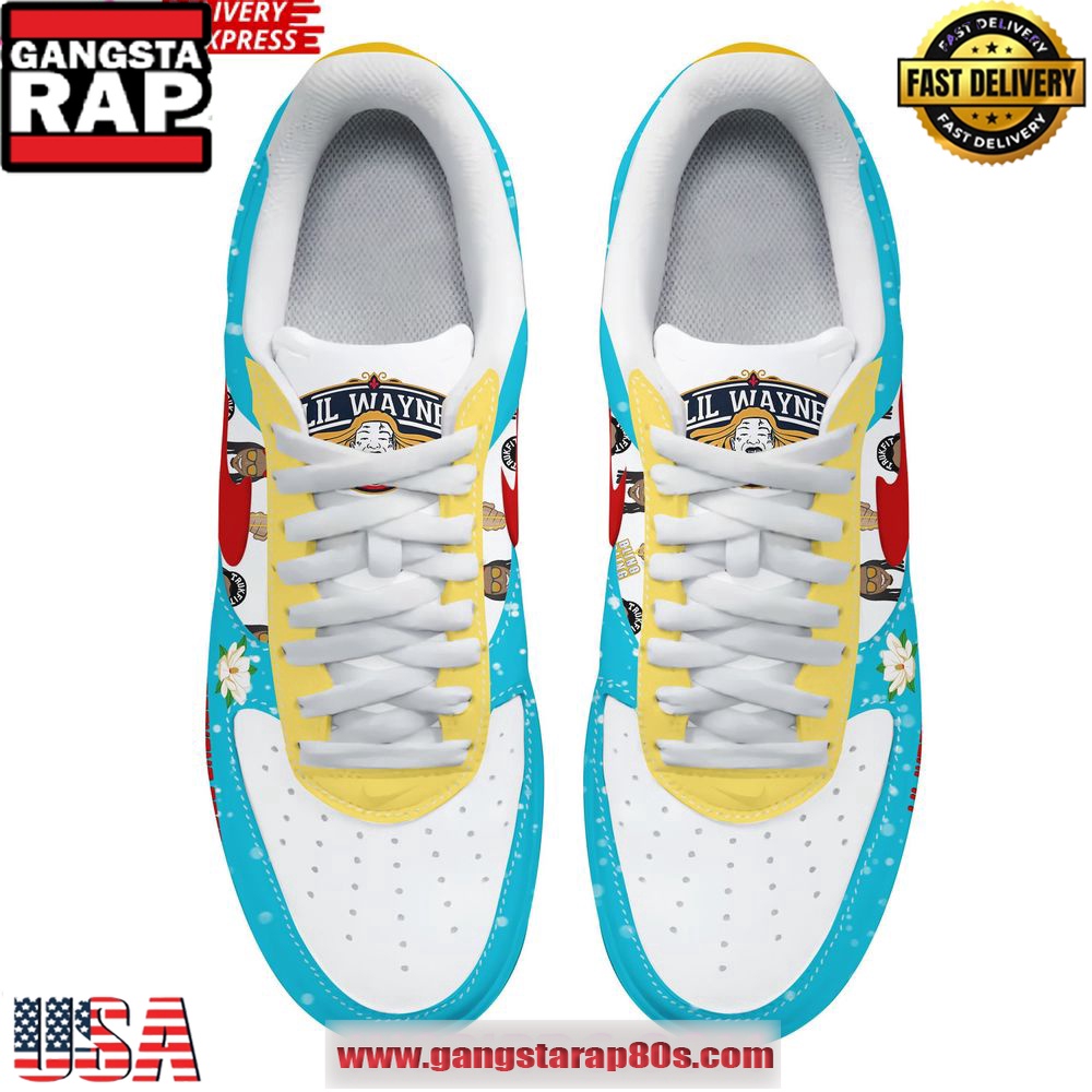 Lil Wayne Weezyana Fest Limited Edition Air Force 1 Shoes Running Sneakers Lil Wayne Weezyana Fest Limited Edition Air Force 1 Shoes Running Sneakers